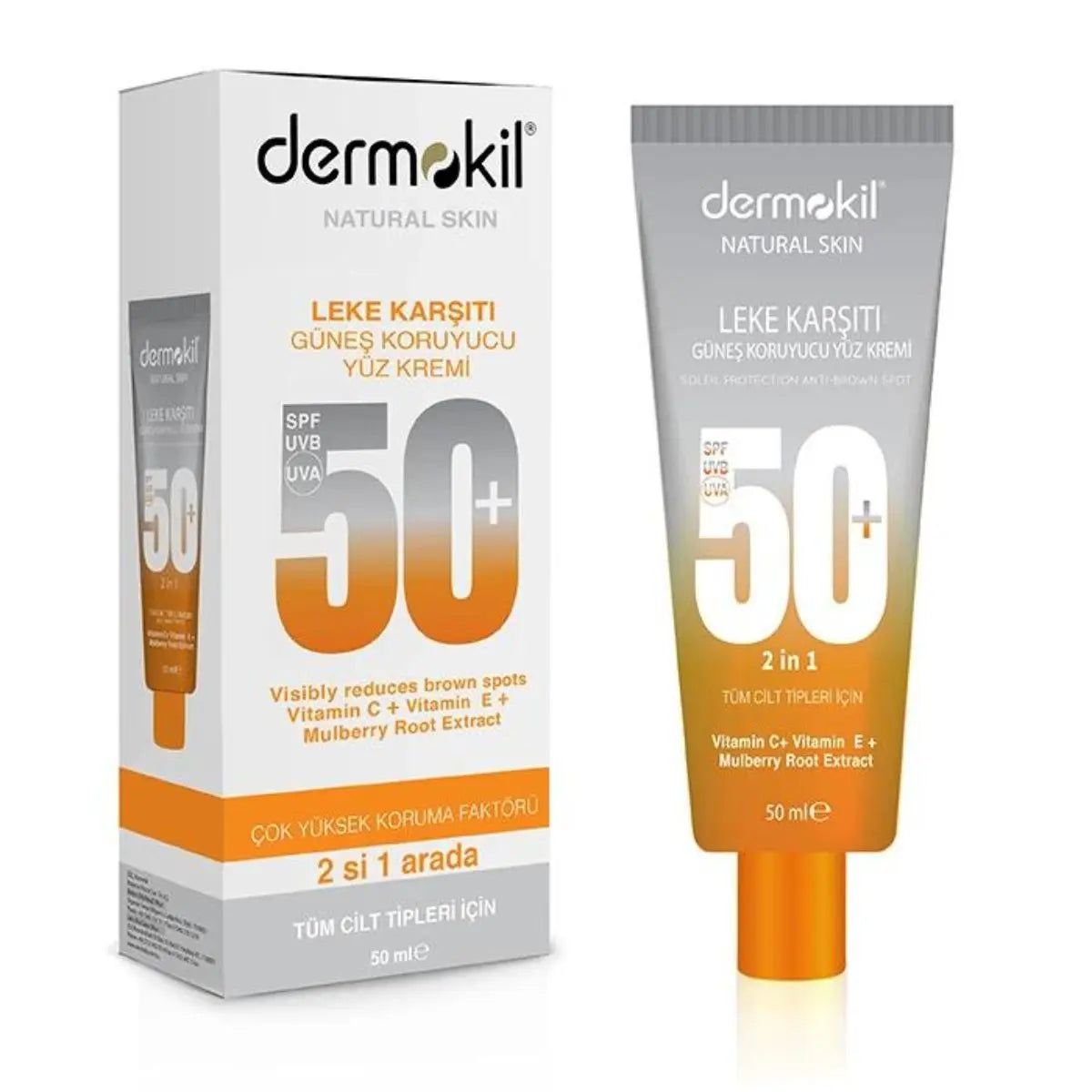 "Anti-Spot Vegan Sunscreen SPF50+ with Niacinamide – 2-in-1 brightening and sun protection stick for face"