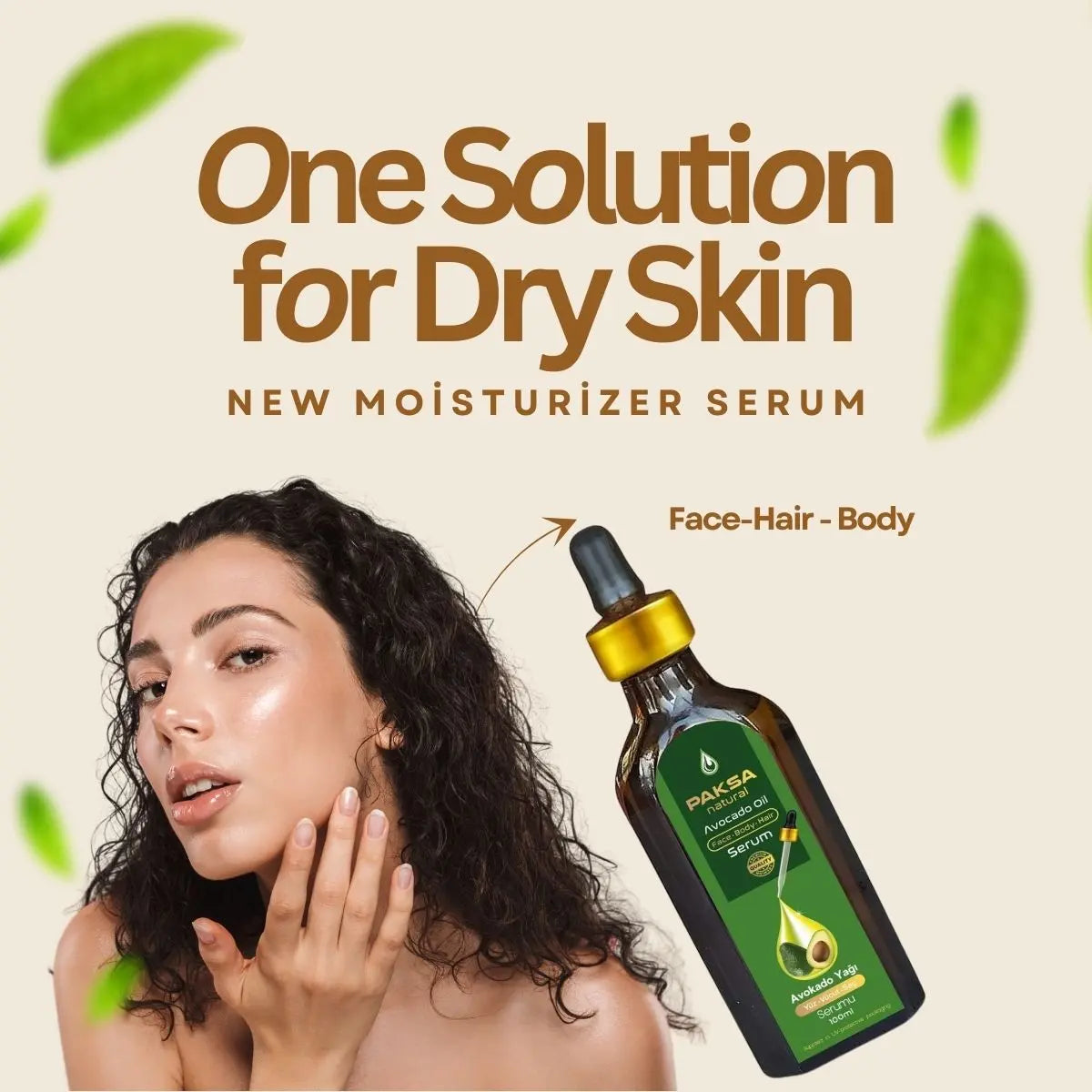 Avocado Oil Serum - Hair-Face & Body Skin Care 100 ml Cleopatraskincare