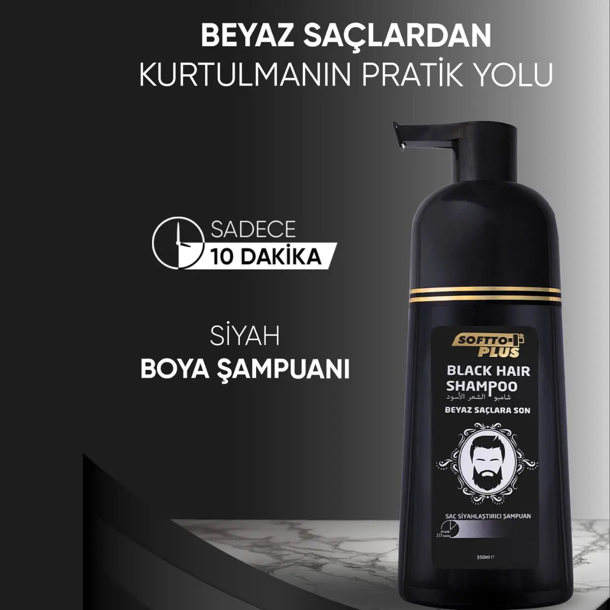 Black Hair Revitalizing Shampoo – Natural Gray Coverage & Scalp Care Cleopatraskincare