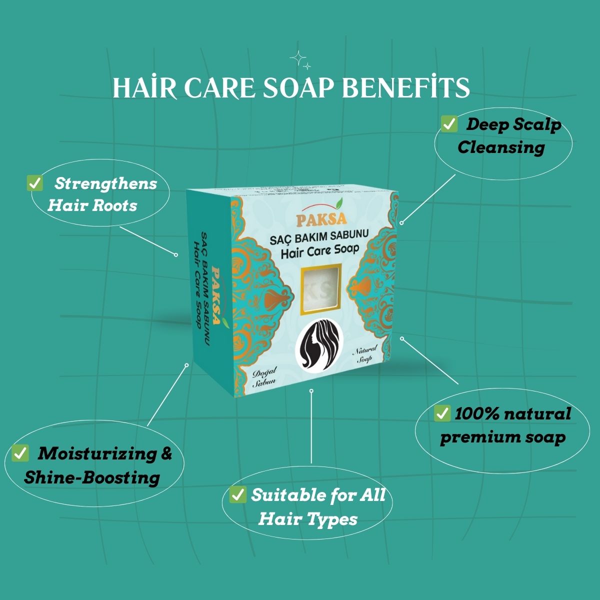 Nourishing Herbal Hair Care Soap 125 g Cleopatraskincare