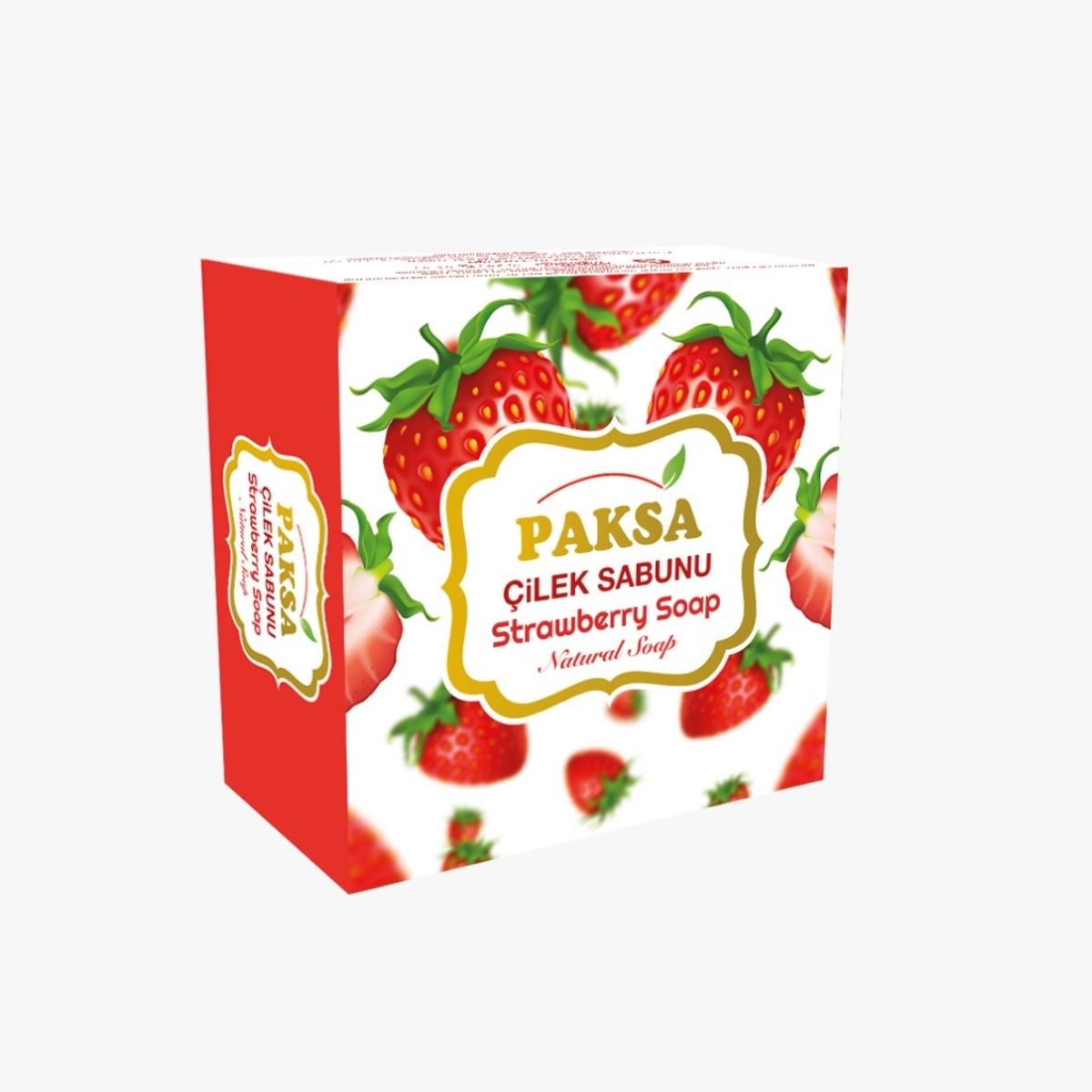 Natural Strawberry Soap – Hydrating & Glow-Boosting Skincare 125 g Cleopatraskincare