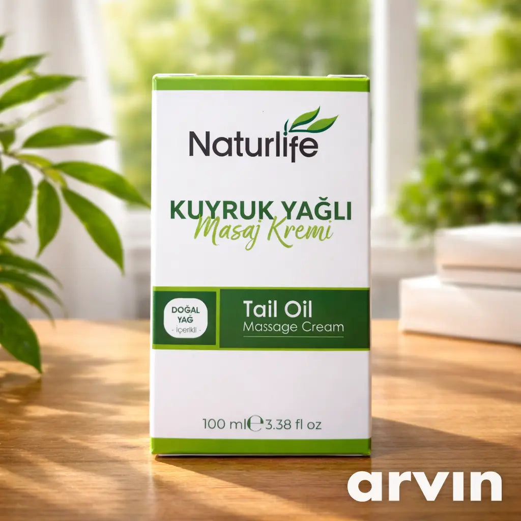Tail Oil Massage Cream 100 ml herbal massage cream packaging