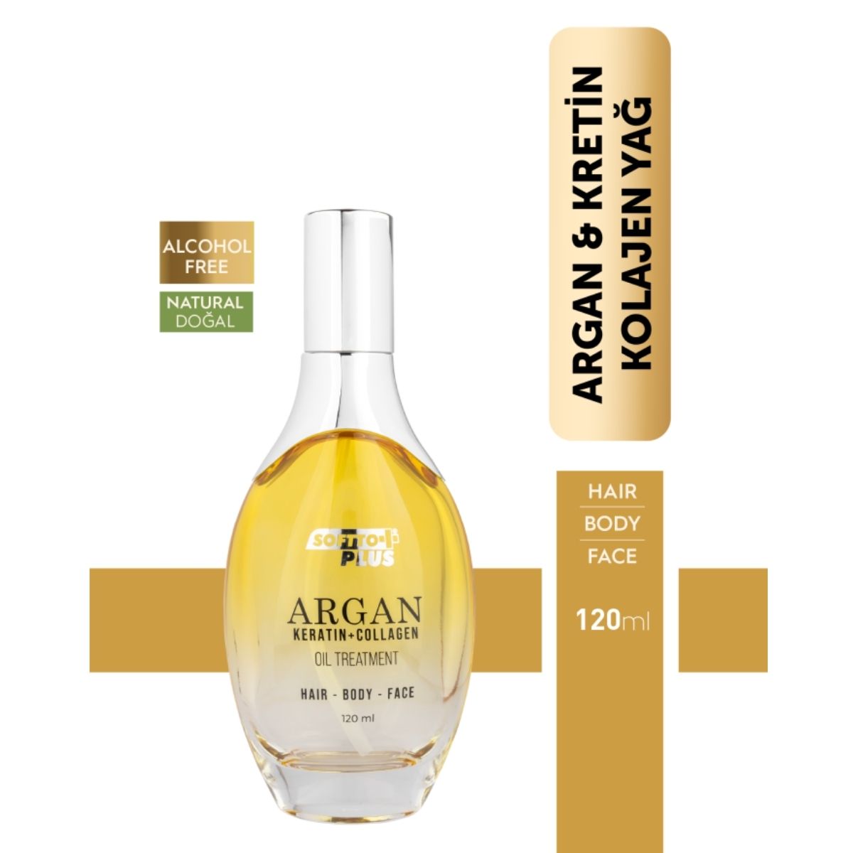 Argan Oil + Keratin + Collagen | Multi-Purpose Hair Serum