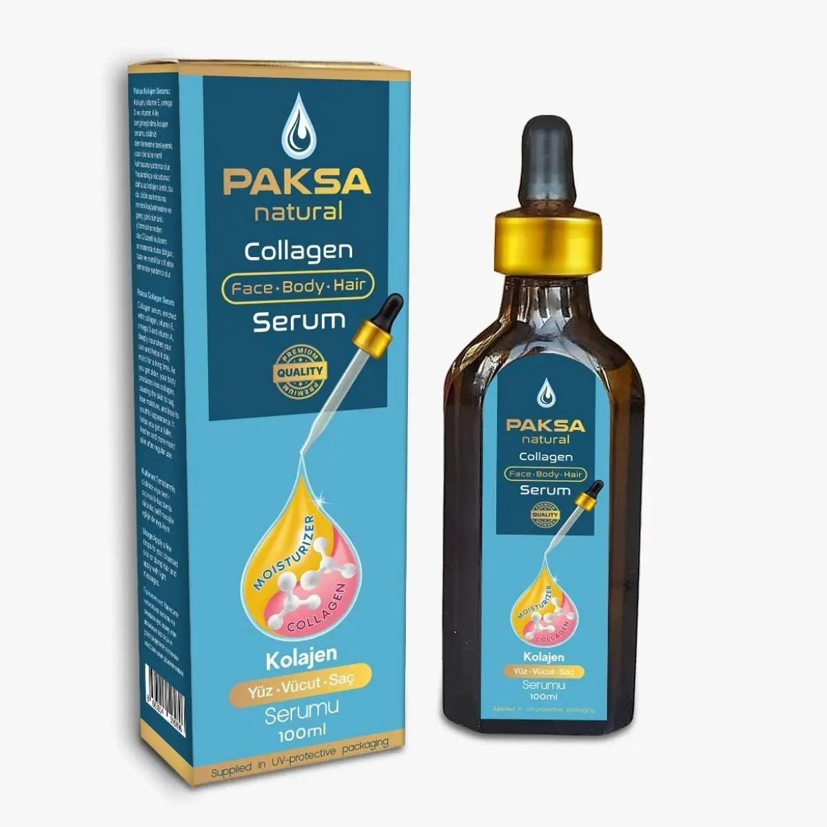 Collagen Serum Bottle – 100ml Firming Anti-Aging Treatment