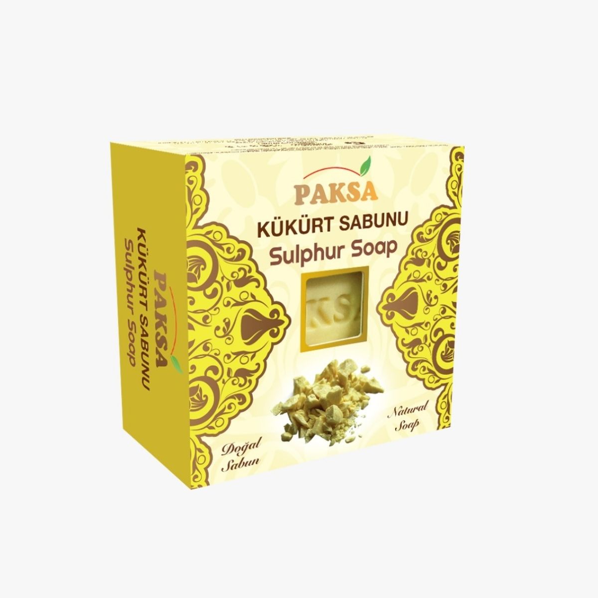 Natural Sulfur Soap – Deep Cleansing, Oil Balancing 125 g Cleopatraskincare