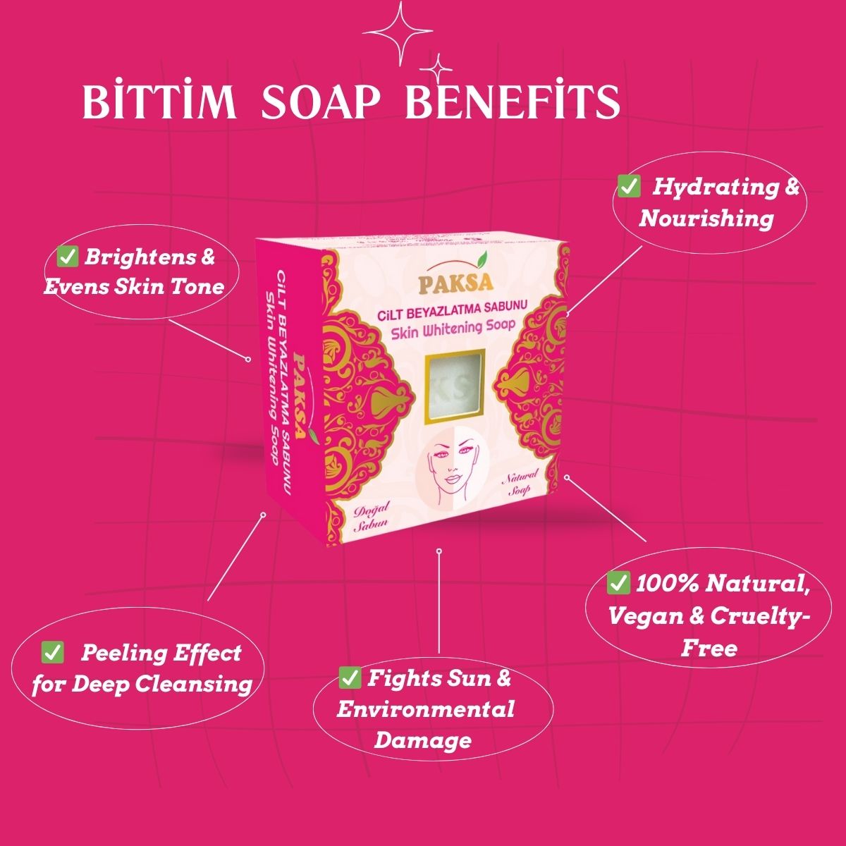 Natural Skin Brightening Soap – Even Tone & Radiant Glow 125 g