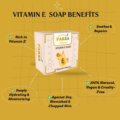 Natural Vitamin E Soap – For Dry, Blemished & Cracked Skin 125 g Cleopatraskincare