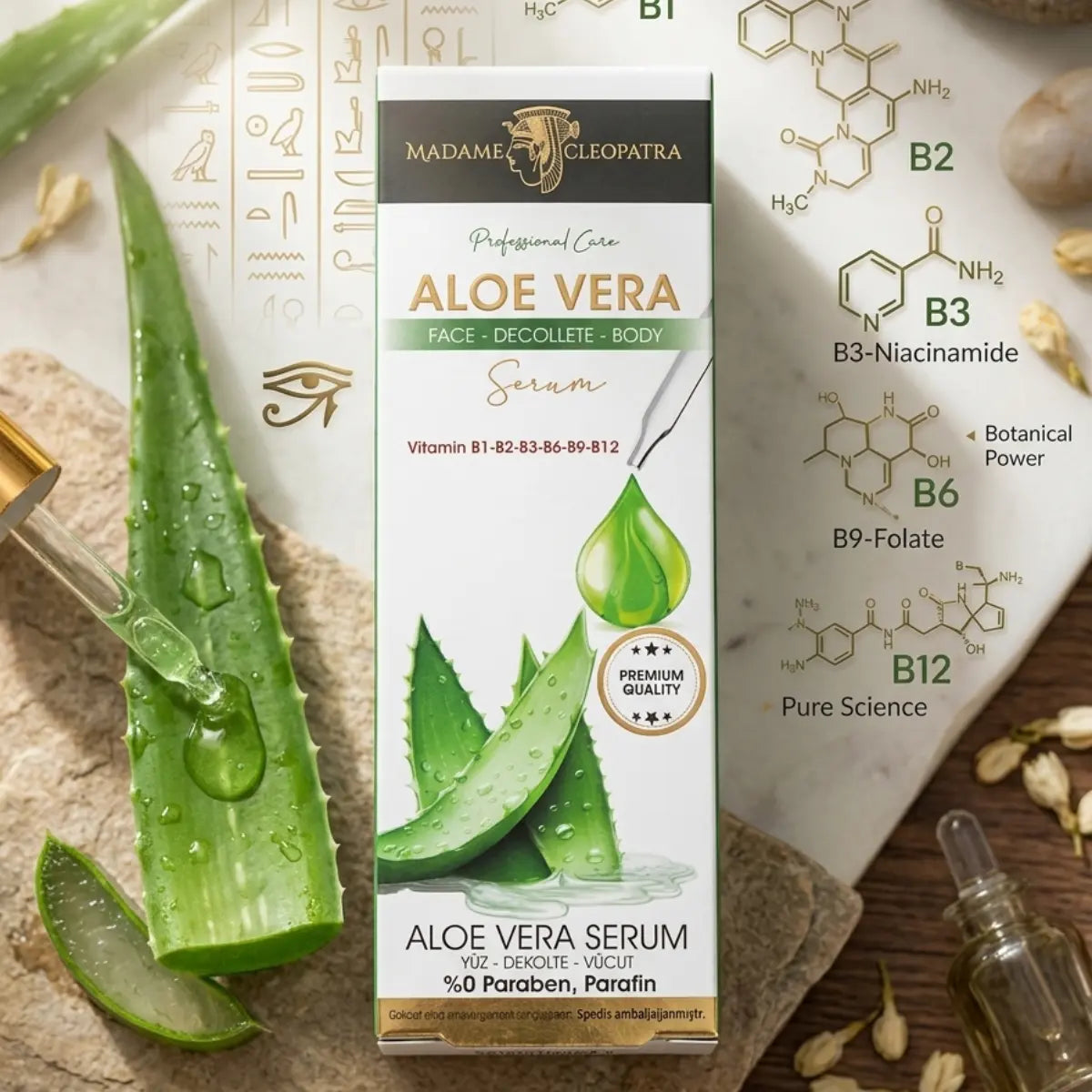 Madame Cleopatra Aloe Vera Serum 100ml | Face, Décolleté & Body