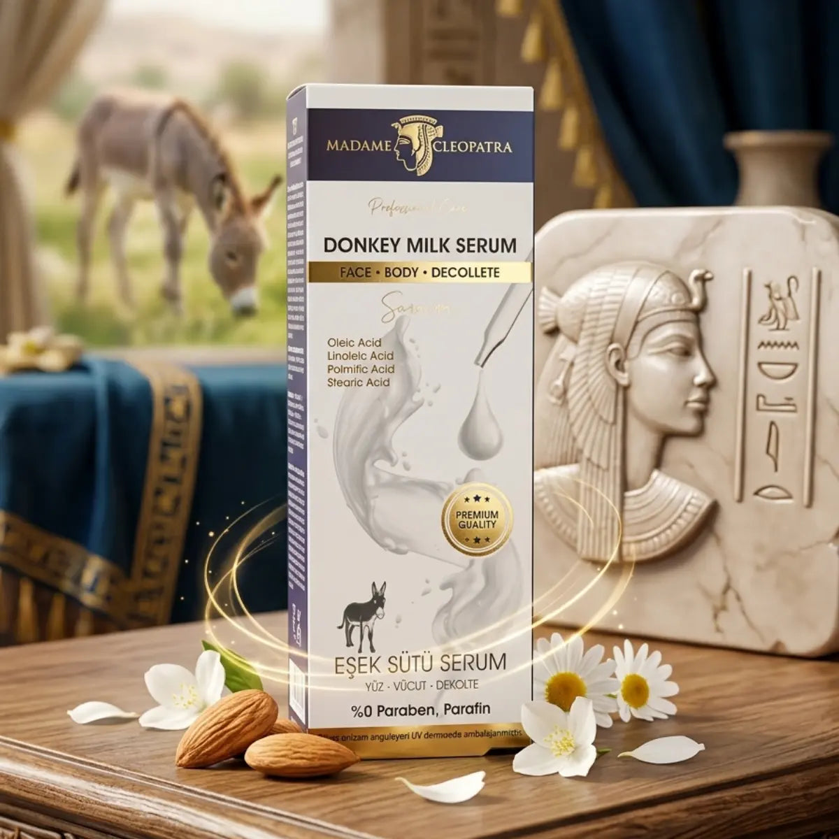 Madame Cleopatra Donkey Milk Serum 100ml | Face, Décolleté & Body