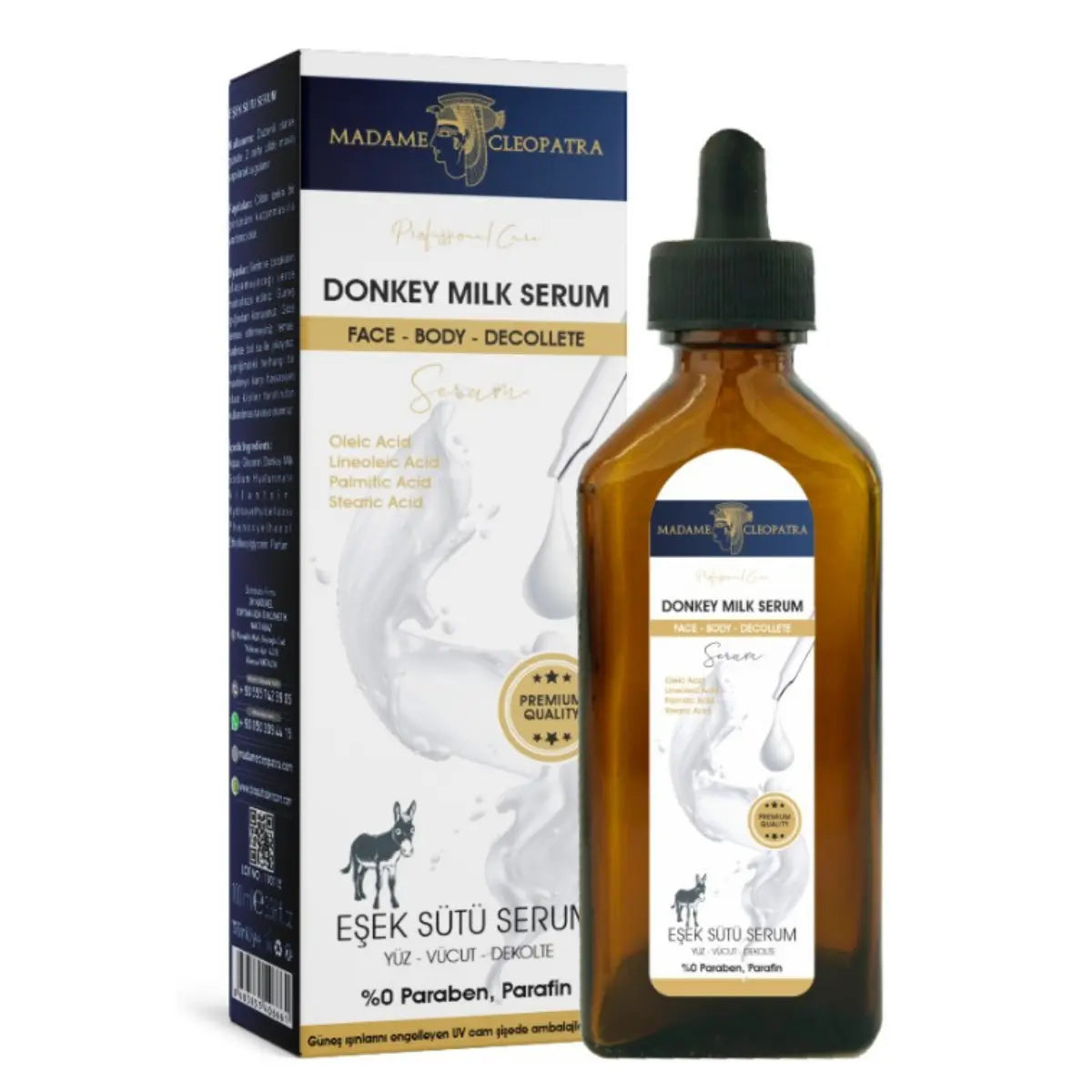 Madame Cleopatra Donkey Milk Serum 100ml | Face, Décolleté & Body