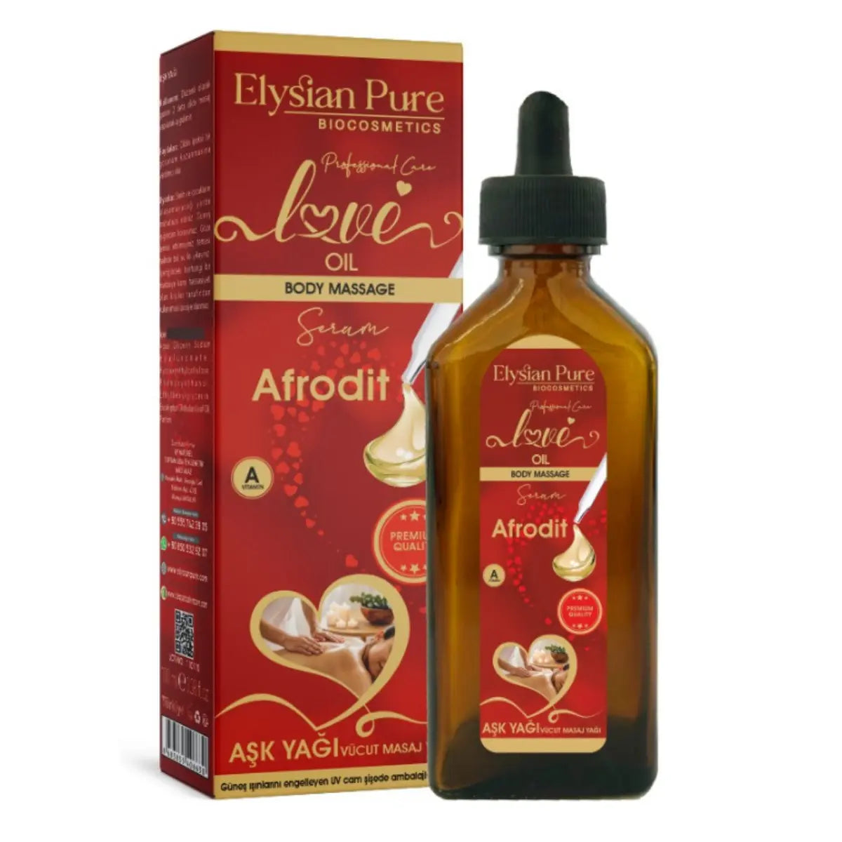 Elysian Pure Love Oil – Body Massage Oil Serum 100ml