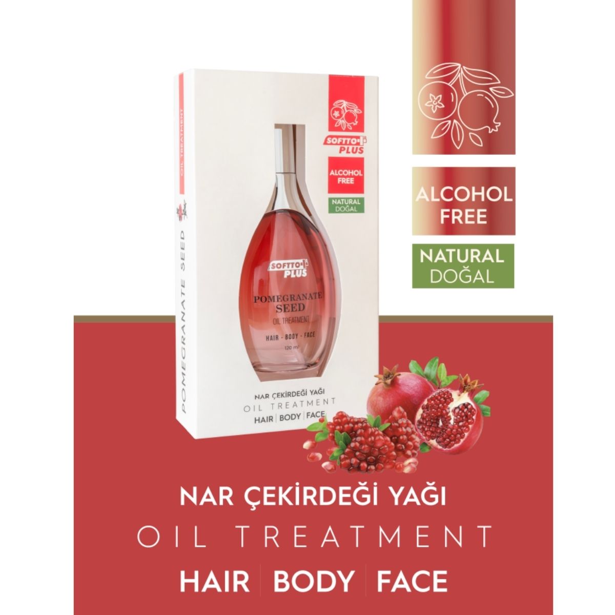 SofttoPlus Pomegranate Seed Oil 120ml
