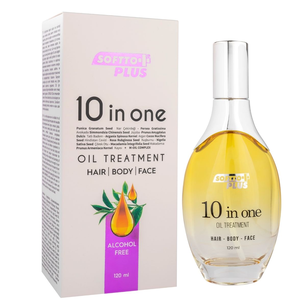 10 in One Oil Treatment – Hair, Body & Face 120ml