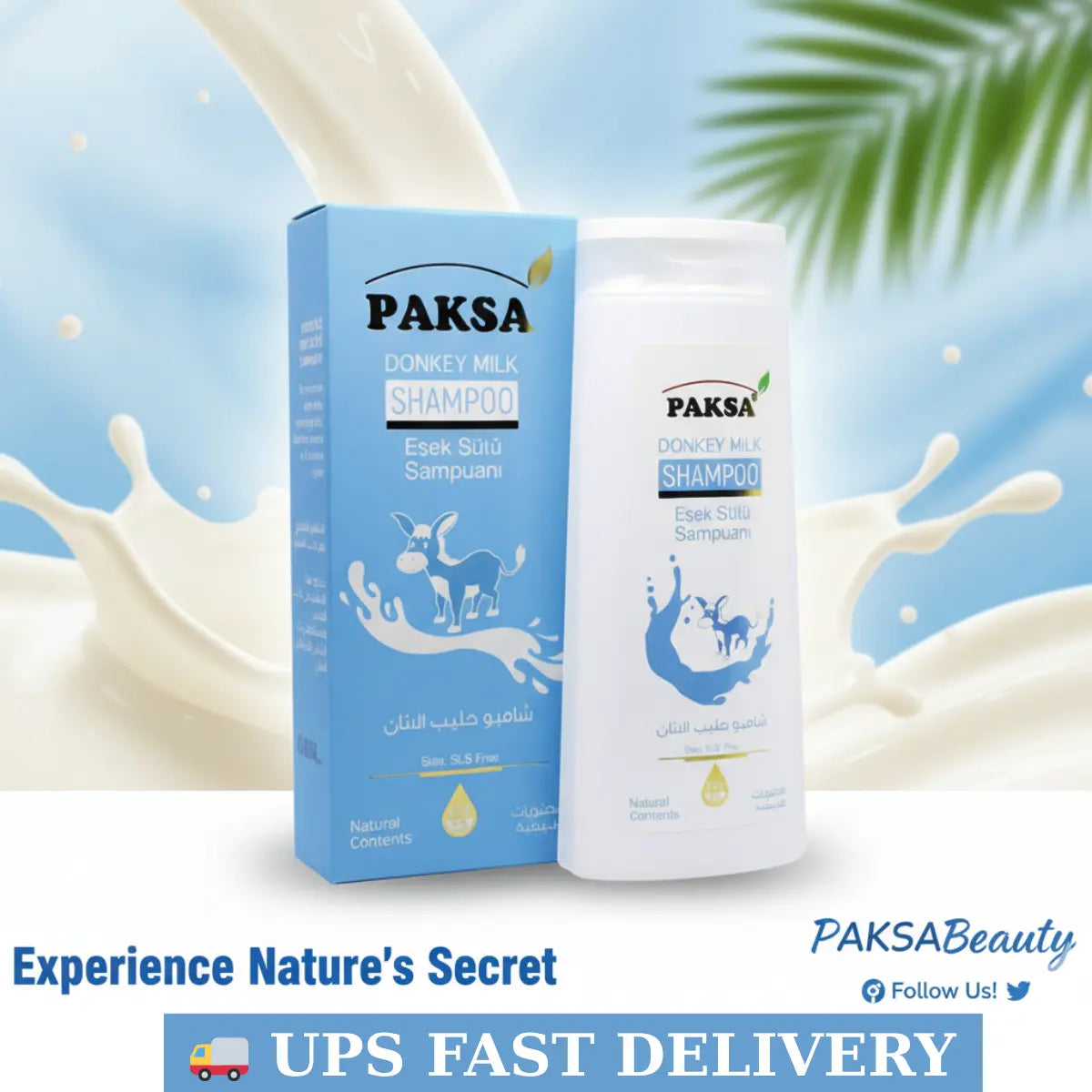 Paksa Donkey Milk Shampoo 400 ml